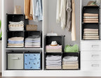 6-Cube Storage Organizer, Closet Organizer Storage Cabinet Shelf Bookcase Bookshelf with Metal Hammer, Storage Cubes Organize
