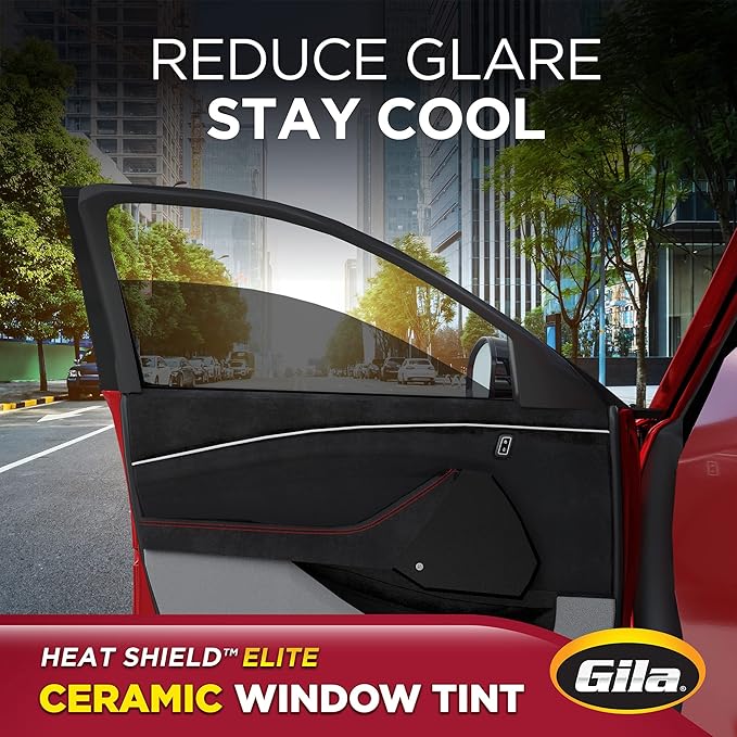 Gila® Heat Shield Elite™ 35% VLT Automotive Ceramic Window Tint DIY Advanced Heat Control Glare Control 2ft x 6.5ft (24in x 78in)