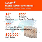 10g x 30 packs Fonday Rechargeable Silica Gel Desiccant Packets Fast Reactivate Desiccant Bags Moisture Indicating Orange to