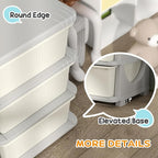 Qaba 3 Tier Kids Storage Unit, Toy Organizers and Storage with 9 Drawer Chest for Kids Bedroom Nursery Kindergarten Living Ro