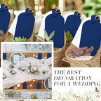 Amylove 48 Sets Leather Luggage Tags Bulk Wedding Favors Luggage Tags for Guests Bridal Gifts Wedding Bridal Shower Gift PU L