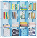 HOMIDEC Cube Storage Organizer 16-Cube Closet Organizer, Portable Closet Organizer Cubes Shelves for Clothes, Bedroom, Wardro