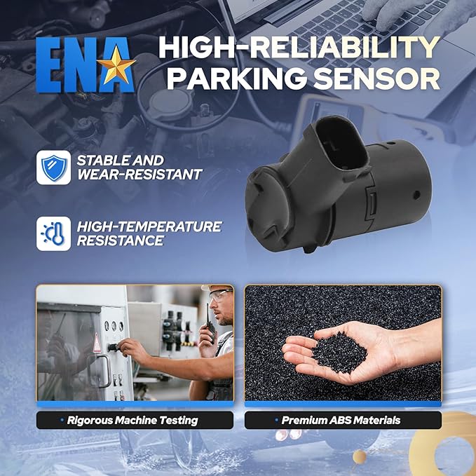 ENA 4 Bumper Backup Parking Sensor Compatible with Ford F150 F250 F350 F450 F550 E150 E250 E350 E450 E550 Super Duty Escape Explorer Freestar Expedition Excursion Windstar Replacement for 4F2315K859AA