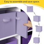 Cupic Cupid 11 Inch Storage Cube, Fabric Cube Storage Bin with Handles, Storage Cube Organizer for Clothes and Toys, Collapsi