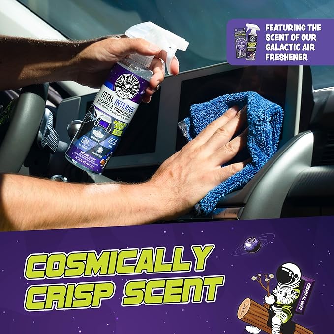Chemical Guys Total Interior Cleaner & Protectant - (16 oz) All-in-One Car Interior Cleaner for Dash, Seats, Carpet, Glass, V