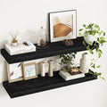 Fun Memories 36Inch Floating Shelves, 9.3Inch Deep Rustic Wall Shelves - Extra Deeper & Thicker Wall Mounted Storage Shelf fo