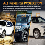 All Weather Floor Mats Compatible with 2011-2017 BMW X3 F25, 3D TPE Rubber Full Cover Protection Car Mats Full Set Liners Black