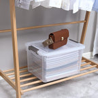 Citylife 6 Packs 32 QT Plastic Storage Bins with Lids Large Stackable Storage Containers for Organizing Clear Storage Box for
