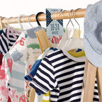 Baby Boy Closet Clothing Dividers/Closet Organizer for Baby Clothes Newborn to 4T / 4" x 6" Boy Nursery Clothes Size Dividers
