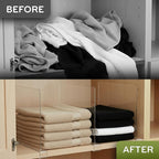 Acrylic Shelf Dividers for Closet Organization, 6-Pack Premium Quality Reinforced Material Closet Organizers and Storage, Per