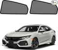 Car Window Shades for 2016-2021 Civic - Rear Side Window Sun Shade for Baby, Breathable Mesh Car Privacy Window Covers, UV Protection & Heat Insulation for Road Trips, Napping, Camping (2 PCS)