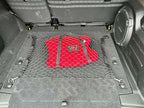 Rear Trunk Organizer Cargo Net for Jeep Wrangler 2018-2025 - ONLY for 4 Door Trims - Floor Style Web Mesh Cargo Net for SUV -