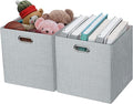 Thicker Fabric Storage Cubes 13 inch Collapsible Storage Bins for Organization, Cubby Storage Boxes for Organizing Shelf Cabi