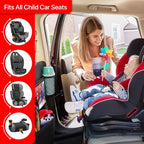 Helteko Car Seat Protector - 2 Pack Car Seat Cover for Child Carseat with Thickest Padding, 600D Oxford, Waterproof & Durable