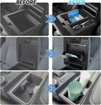 Center Console Organizer Compatible with 2025-2026 Toyota 4Runner (6th Gen) Interior Accessories, Cup Holder, Armrest Organizer Tray and Hidden Storage Box