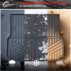 Floor Mats Compatible with 2024 2025 2026 Toyota Land Cruiser/Lexus GX550 Overtrail 5 Seats Cargo Mat Cargo Liner Trunk Liner Land Cruiser Accessories (Floor Mats+Trunk Mat+Backrest Mats)