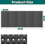 EVERHANGER Metal Pegboard Panels 24" x 12", Heavy Duty Steel Peg Boards for Garage, Pegboard Wall Organizer for Tool Storage 