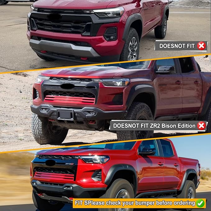 Front License Plate Frame Compatible with Chevy Colorado ZR2 2023 2024 2025, Bumper License Frame Holder Mounting Bracket, Re
