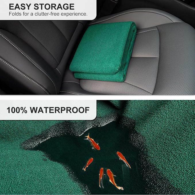 Waterproof Sweating Car Seat Cover for Post Gym Workout, Running, Swimming, Beach and Hiking, Universal Fit Non-Slip Bucket S