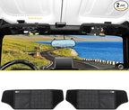 Tactical Sun Visor Organizer Visor Storage Compatible with 2012-2018 Jeep Wrangler JK 2/4 Door Accessories Car Sun Visors Sunglasses Holder Webbing Molle Panel, 2x Driver Passenger