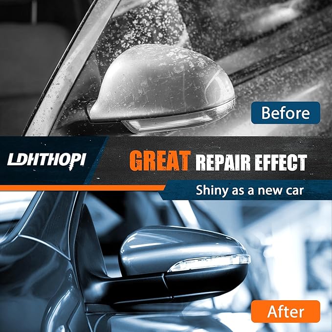 LDHTHOPI Dual Action Polisher, 980W 5/6 Inch, 2026 Upgraded 9MM Random Orbital Buffer Polisher for Car Detailing, 2800-5800RMP, 6 Variable Speed Buffer Polisher with 8 Detachable Pads