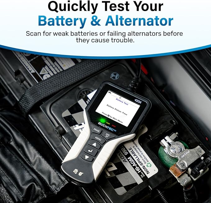 BLCKTEC 420X OBD2 Scanner Diagnostic Tool, Read and Clear Check Engine Light, Car Code Reader for All OBDII Cars 1996 and