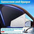 KMF 6pcs Thicken Full Window Sun Shades for Ford F-150 2015-2020 Accessories, F150 Privacy Car Window Covers for Windshield Side Rear, UV Block and Blackout for Camping Outdoor