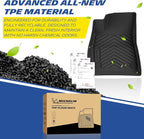 Michelin Premier Series Floor Mats for 2017-2023 Tesla Model 3, 3PCS, All-Weather Floor Liner, Custom Fit, Durable TPE, Non-Slip,Not Fit 2024+ Model 3 Highland