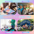 5 Pack Compression Packing Cubes for Travel Space Saving Cubes Luggage Organizer for Suitcase(Watercolor,Mixed)