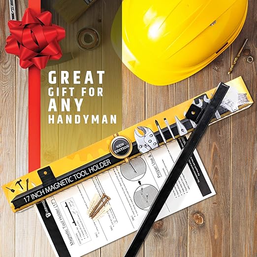 17" Heavy-Duty Magnetic Tool Holder (Upgraded Version) - Extremely Powerful Magnetic Pull Force to Hold Heavy Tools - Profess