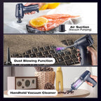 HAUSMEISTER Airflex Pro Car Vacuum Portable Cordless, 20000PA Handheld Vacuum Cleaner,Mini Vacuum Cleaner w/Type-C Fast Charg