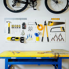 WallPeg Pegboard Kit - 4 Each 24"x16" White Pegbaord Panels - Made in The USA