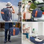 Lumesner Carry on Travel Backpacks, Extra Large 40L Flight Approved Bag for Men & Women,Expandable Suitcase Backpack With 4 P