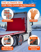 AutoSock Commercial Vehicle Snow Socks for Tires, AL71 - Car Sock Tire Traction Device for Snow, Ultimate Chain Alternative f