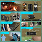 Survival Kit, Gifts for Christmas Men, Women, 251pcs Emergency Survival Gear and Supplies Equipment, First Aid Kit with Cross