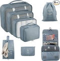 Packing Cubes, 8 Pcs Travel Packing Organizers for Suitcases, Large Capacity Travel Luggage Organizers Set includes 8 Storage