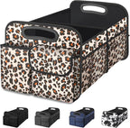 Femuar Car Trunk Organizer, Trunk Storage Organizer with Large Capacity Waterproof Collapsible Trunk Organizer for Car Suv/Je