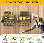Spacecare Power Tool Organizer- Power Drill Tool Holder- Heavy Duty Tool Shelf & 2 Pack 3 Layers Tool Rack Cordless Drill Hol