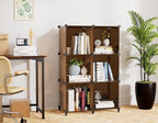 6-Cube Storage Organizer, Closet Organizer Storage Shelf Bookcase Bookshelf with Metal Hammer, Storage Cubes Organizer Cabine