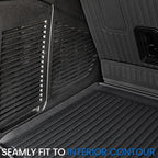 Floor Mats Cargo Mat for 2021-2024 2025 2026 Chevrolet Chevy Suburban/GMC Yukon XL 7 Seats Car Mat Accessories, All Weather TPE Full Set Trunk Cargo Liner (Floor Mats Set)