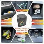 for Toyota RAV4 Trash Can for 2019-2025 Toyota RAV4 Small Car Trash Bin for Side Door RAV4 Front Left Door Trash Garbage Bin w/Lid for Toyota RAV4 Accessories (RAV4 Left Side)