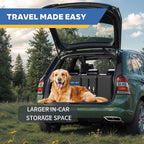 Backseat Hanging Organizer with Large Storage Bags | PU Leather, Large Capacity | Adjustable Straps, Waterproof & Collapsible |