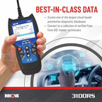 INNOVA 3100RS, OBD2 Scanner, ABS SRS Airbag Scan Tool with Airbag Light & Oil Light Reset, Stream Graph & Record Live Data,