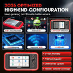 LAUNCH CRP129I V2.0 2026 OBD2 Scanner, ABS/SRS/at/ENG Car Diagnostic Tool, 12 Reset Services