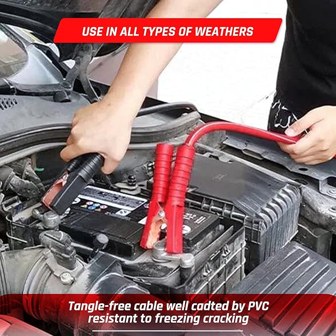 298PCS Roadside Emergency Car Kit- Car Emergency Kit with Jumper Cables, Roadside Emergency Kit for Vehicles, Emergency Car K