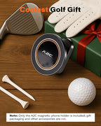 A2C Alloy Magnetic Golf Cart Phone Holder for MagSafe iPhone, Unique Golf Gifts for Men Golfers Dad Father, Golf Gift for Him Husband, Golf Accessories Essentials Gadgets Fits EZGO, Club Car, Yamaha