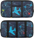 Airplane Car Sun Visor Organizer,Car Sun Storage Pocket Pouch Case Bag with Double Zippers Truck SUV Storage Pouch Holde
