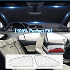 KMF 6pcs Thicken Sun Shades for Mazda 3 Hatchback (Not Sedan) 2014-2018 Accessories, Full Windshield Sunshade Car Window Covers for Side Rear, UV Block and Blackout Privacy for Camping