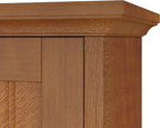 ChooChoo Bathroom Wall Cabinet, Over The Toilet Space Saver Storage Cabinet, Medicine Cabinet with 2 Door and Adjustable Shel