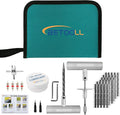 BETOOLL Tire Repair Kit, 44 Pcs Professional Heavy Duty Universal Emergency Flat Tire Repair Kit to Fix Punctures, for car Mo